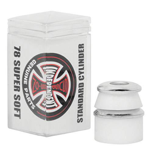 Independent bushing Cylinder Super Soft 78A white (jeu de 4 gommes)