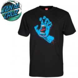 Tee-shirt Santa-Cruz Screaming Hand Black