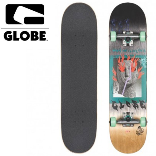 Skateboard complet Globe G1 Firemaker Black/Natural 7.75"