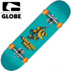 Skateboard complet Globe Kids Save The Bees Mid Blue 7.6"