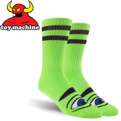 Chaussettes Toy Machine Sect Eye Green