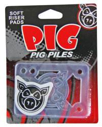 PIG PADS (JEU DE 2) 0.125 POUCE SOFT CLEAR