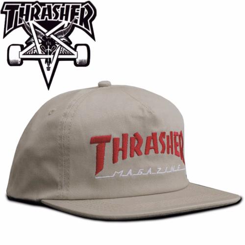 Casquette Thrasher Logo two tones tan