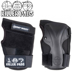 187 Killer Pads Derby Wrist Black S ADULT