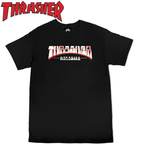 Tee-shirt Thrasher FIRME LOGO SS BLACK 