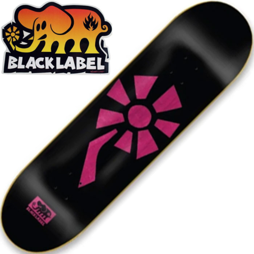 Plateau Black Label flower power black pink 8.25"