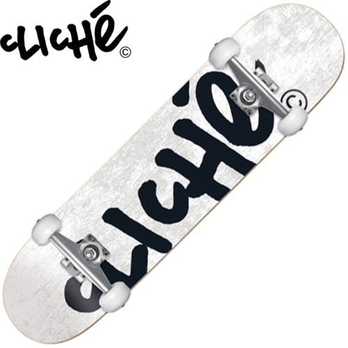 Skateboard complet Cliché HANDWRITTEN WHITE 8.25"