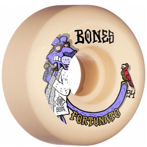 BONES WHEELS (JEU DE 4) STF 54MM V5 FORTUNATO PIMPIN 99A