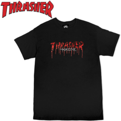 Tee-shirt Thrasher BLOOD DRIP SS BLACK