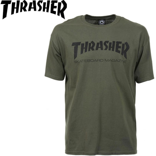 Tee-shirt Thrasher skate magazine Army
