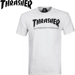 Tee-shirt Thrasher skate magazine White