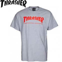 Tee-shirt Thrasher skate magazine Grey