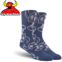 Chaussettes Toy Machine Monster Skull Blue 