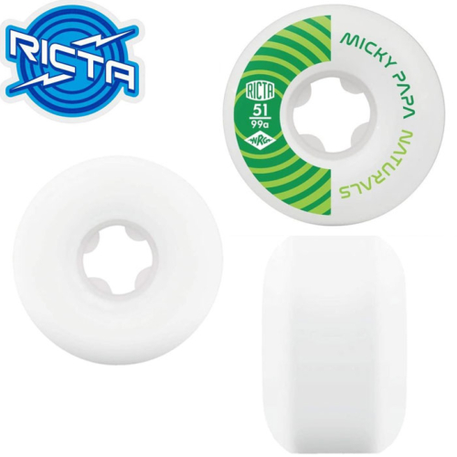 Roues Skateboard Ricta Natural 51 mm 99A