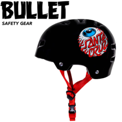 Casque de protection Bullet Junior santa cruz eyeball black taille S/M