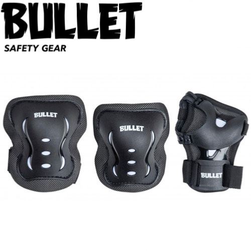 Set de protections Bullet Junior black White XXS