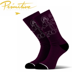 Chaussettes Primitive Itachi Burgundy