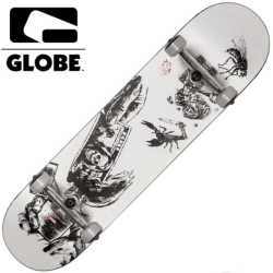 Skateboard complet Globe G1 Hard Luck White black 8"