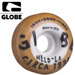 Roues Globe Good Vibes Dual Pour antibrass white 53mm