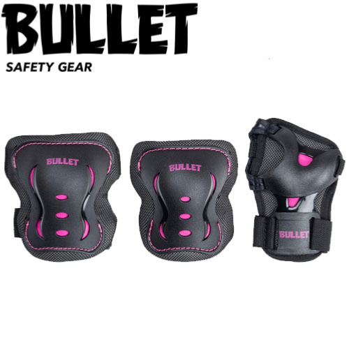 Set de protections Bullet Junior black Pink XS