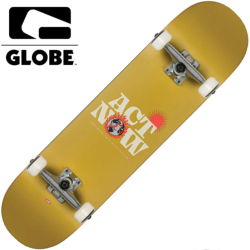 Skateboard complet Globe G1 Act now Mustard 8"