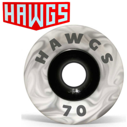Roues Longboard Hawgs Wheels Supremes Gray Swirl 70mm 78A