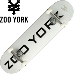 Skateboard complet Zoo York Logo Black/White/Grey 7.75"