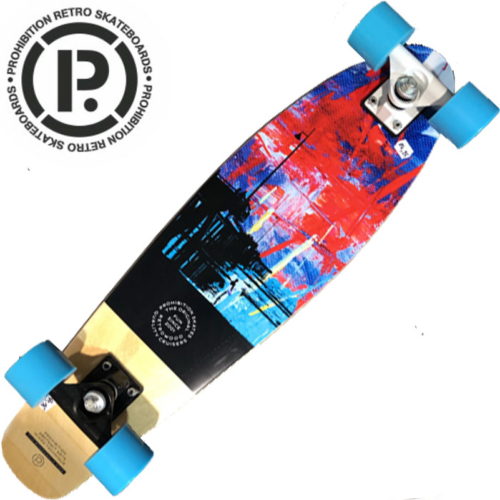 Cruiser Prohibition The Board Walk Pier Wood Blue 28"