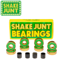 Roulements Shake Junt Abec 7 Green/Gold