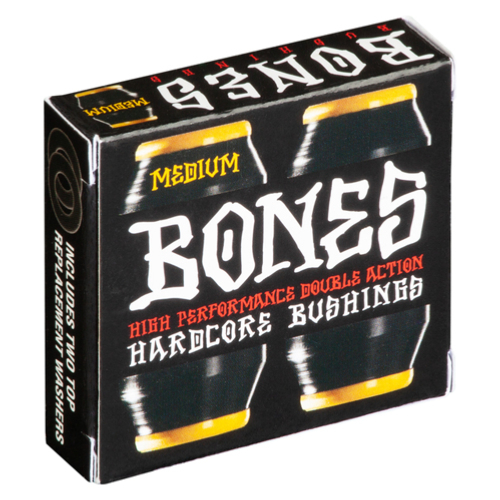 BONES BUSHINGS (JEU DE 4 GOMMES) MEDIUM BLACK