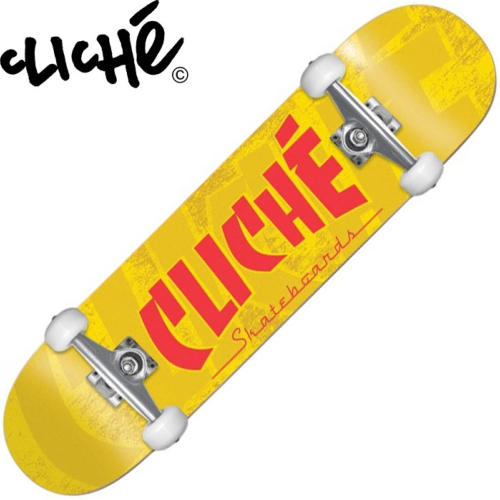 Skateboard complet Cliché BANCO YELLOW 7.5"