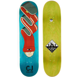 TOY MACHINE DECK 8.0 X 31.875 COLLINS SKATE BEANIE