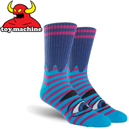 Chaussettes Toy Machine Sect Eye Navy / Purple