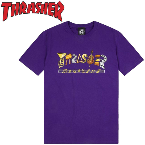 Tee-shirt Thrasher FILLMORE LOGO SS PURPLE