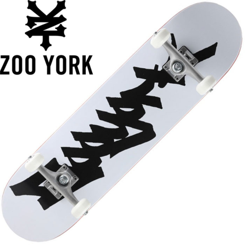 Skateboard complet Zoo York OG 95 TAG White Black 8"