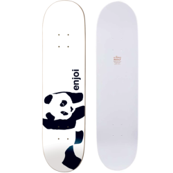 ENJOI DECK PANDA LOGO WHITEY R7 8.25 X 31.9