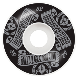 DARKSTAR WHEELS (JEU DE 4) 52MM ARCS SILVER