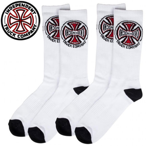 Chaussettes Independent Truck CO. White (2 Paires)