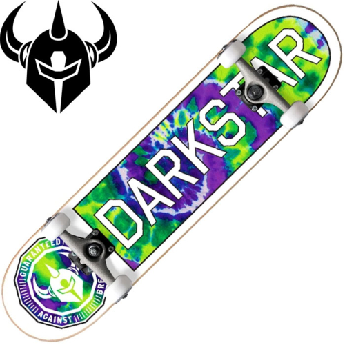 Skateboard complet Darkstar TIMEWORKS GREEN TIE DYE 8.25"