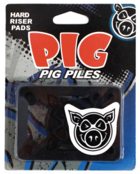 PIG PADS (JEU DE 2) 0.25 POUCE BLACK