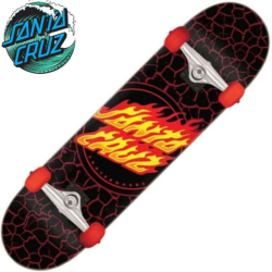Skateboard complet Santa Cruz Flame Dot 8"