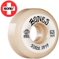 Roues BONES (JEU DE 4) STF 53MM V5 HERITAGE ROOTS 99A