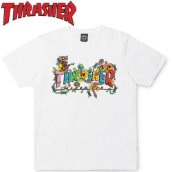 Tee-shirt Thrasher DEVILS MUSIC SS WHITE
